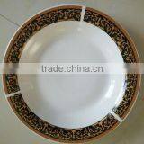 Cheap China Soup Plate , Wholesale Asian Soup Plate , Cheap White Decal Porcelain Deep Plate thumbnail-4