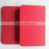 Hot Sale Red Buletooth Keyboard Case, Stand Flip Cover Tablet Leather Case thumbnail-5