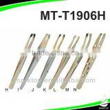 Stainless steel cheap Gold-plated tweezers