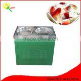 Popular Industrial Fry Ice Cream Machine With Two Pans
