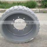 Genie 36123 36124 Mold On Wheel 22 X 7 X17 3/ 8 9 Bolt Black Rubber Scissor Lift Tires thumbnail-6