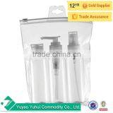 Transparent Toiletry Bag - Holiday Cosmetic Wash Bag Hand Airport Travel Bottles thumbnail-1