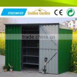 2015 Green Rustproof Zinc Coated Galvanized Metal Garden Tools Shed for Outside Garden thumbnail-2