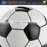 New Products Custom Ceramic Football Wholesale Piggy Bank thumbnail-2