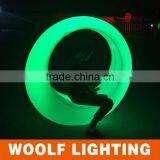 Outdoor Waterproof Wedding Theme Park Plastic LED Illuminated Swing thumbnail-6