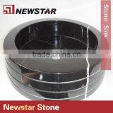 Newstar Polished Black Stone Sink thumbnail-2