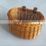 wholesale willow wicker bike storage basket