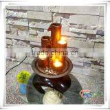 3 Tea Light Candle Holders Cascading Indoor Tabletop Water Fountain thumbnail-6
