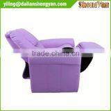 Kids Lavender Padded PU Leather Recliner Chair thumbnail-5