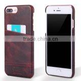 Retro Leather Phone Case With Card Slot Back Cover For IPhone 6/6s/7/7 Plus thumbnail-4