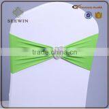 Beautiful Spandex Chair Sash With Buckle for Wedding Deco thumbnail-2