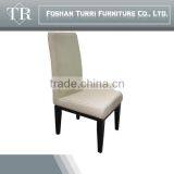 Hot Sale Modern High Back Wooden Dining Chair With Leather Design thumbnail-4