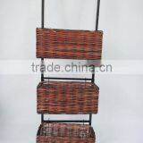 RH-4721 Over the Door 3 Tiers Convenient Wholesale Hanging Wicker Basket thumbnail-3