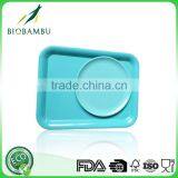 Natural Unique Diswasher Safe Bamboo Fiber Kids Plates thumbnail-2