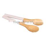 Bamboo Bowls and Spoon Set/ Eco-friendly Spun Bamboo Salad Bowls thumbnail-3