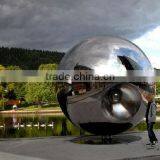 Large Outdoor Garden Sculptures Metal Craft Stainless Steel Modern Sculpture thumbnail-1