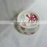 Dog Bowls With Skull Paints thumbnail-1