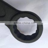17MM Striking Box Wrench DIN7444 Hammer Striking Ring Slogging Spanner HandWare Power Tools Carbon Steel 45# 40Cr thumbnail-2
