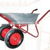 WB6404W 100L Dual Wheel Metal Wheelbarrow for Russia thumbnail-1