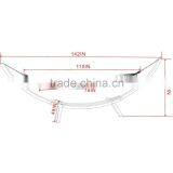 13FT Garden Patio Assembled ARC Double Cotton Hammock With Wood Stand thumbnail-2