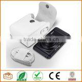 Protective Compact Case With Magnetic Closure and Strap Compatible With Digital Camera (White) thumbnail-3