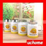 UCHOME Lovely Ceramic Emoji Coffee Mug Wholesale,2017 Popular Ceramic Emoji Mug For Sale thumbnail-2