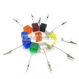 Memo Clip Holders , Set of 10 Colored Holders, Travel Theme for Place Card Table Notes