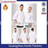 Hot Sale White Black Color Cotton or Polyester Fabric Waitress Waitor Restaurant Chef Uniform thumbnail-2