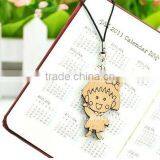 Fashion Wood ACG Character Mobile Accessories, Lovely Charm Accessories for Mobile Phone, Cell Phone thumbnail-1
