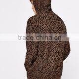 Long Men Sweatshirt With Hood And Printed Slogan Mens Pullover Clothing Custom Manufacturer 95% Cotton 5% Elastane Winter Warmth thumbnail-3