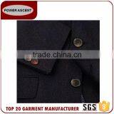 New Design Half Lined Polyester Viscose Black Man Business Suit Jacket thumbnail-3