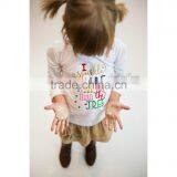 Crop Top Baby Cloth Toddler Baby Long Sleeve Top Hot Sale thumbnail-3