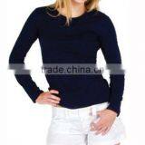 Ladies Long Sleeve Tee Shirts ,custom Logo Lady Long Sleeve T-shirt thumbnail-1