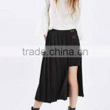 Fashion Pleated Women Divided Skirt Women Long Skirt thumbnail-1