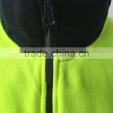 Fleece Two Tone High Visibility Safety Sweatshirt With Reflective Tape and Half Zipper Meet EN ISO 20471 thumbnail-3