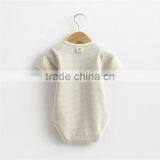 Wholesale 100% Organic Cotton Summer Babies Clothing Set Baby Onesie thumbnail-3