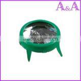 High Quality 100 Sets Silver Tone No Sew Open Ring Snap Press Fastener Metal Buttons thumbnail-1