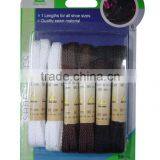 6pcs Black&brown&white Weave Shoe Laces