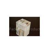 Aqueous Coating ,Gold / Silver Stamping Decorative Paper Storage Boxes