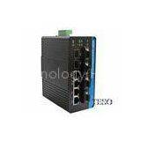 High Speed Optical Ethernet Switch Wall Mounting With 4 Port