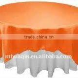 Wedding Overlay Satin Table Overlay for Banquet Round Table Overlay