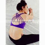 Nylon Spandex Sport Tops Running Fitness Cross Back Sports Bra thumbnail-4