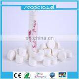 100% Viscose Rayon Disposible Pill Compressed Magic Mini Napkins