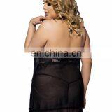 2017 New Hot Fat Women Plus Size Sexy Black Nighty thumbnail-5