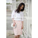 Pink 3d Flower Pretty Lace Skirt for Lady thumbnail-6