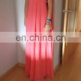 Hot Sale One Shoulder Cheap Bridesmaid Dreses for Wedding 2016 A-line Chiffon Evening Dresses Long Prom Dress Formal Party Dress