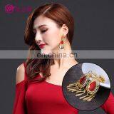 P-9084 New Arrival Tribal Indian Red Diamond Women Belly Dance Earrings Jewelry Accessory thumbnail-5