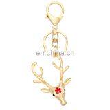 New Hot Selling Personalized Gold Antlers Pendant Keychain thumbnail-1