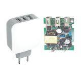 Tiensun PCBA 3-Port Travel Charger Wall Charger Xiaomi Samsung Huawei thumbnail-1