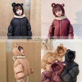 6360 Baby Clothes Cute Baby Girl Cartoon Warm Down Coat With Hood thumbnail-2